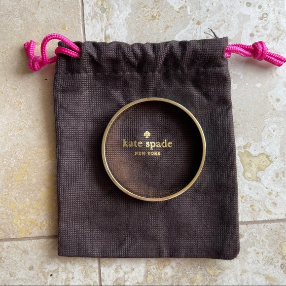 NWOT Kate Spade Bangle Bracelet & Jewelry Bag - Picture 6 of 6